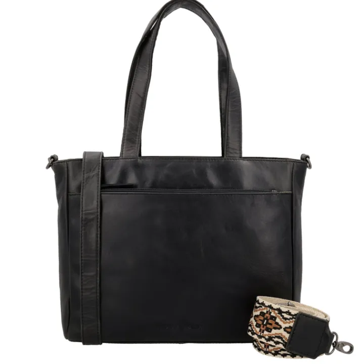 Handtassen|Damestassen>Hide & Stitches Next Navajo Handbag black