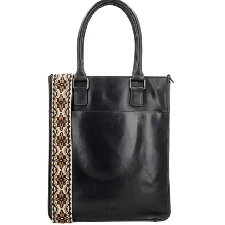 Shoppers|Damestassen>Hide & Stitches Next Navajo Shopper black