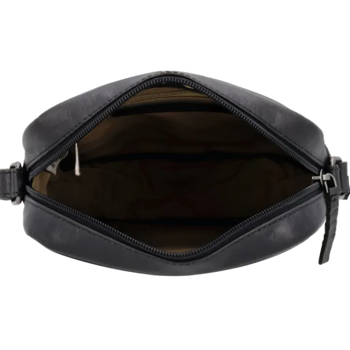 Schoudertassen|Crossbody>Hide & Stitches Next Navajo Shoulderbag 22358 black