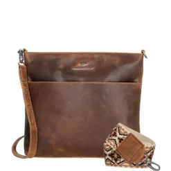 Schoudertassen|Damestassen>Hide & Stitches Next Navajo Shoulderbag 223550 brown
