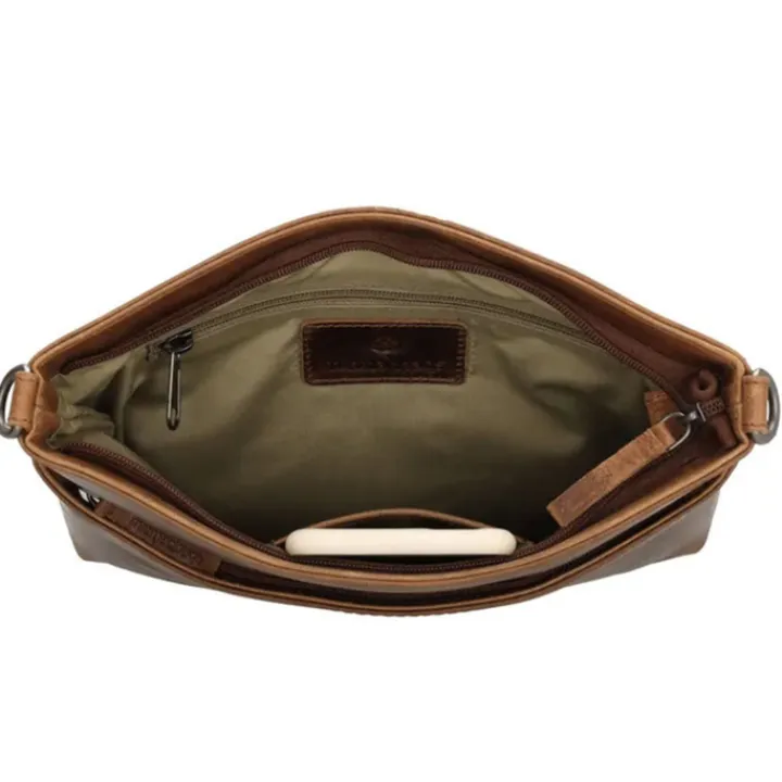 Schoudertassen|Damestassen>Hide & Stitches Next Navajo Shoulderbag 223550 brown