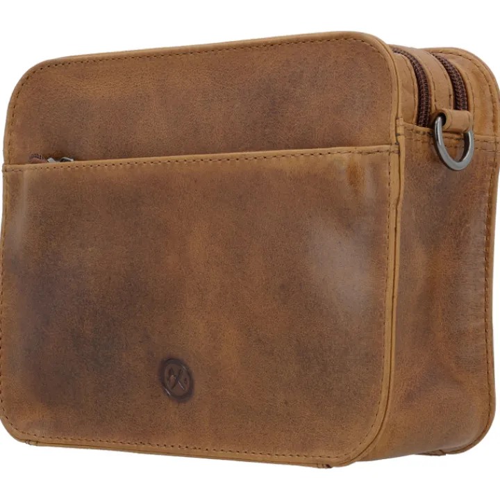 Schoudertassen|Crossbody>Hide & Stitches Next Navajo Shoulderbag brown