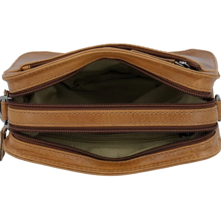 Schoudertassen|Crossbody>Hide & Stitches Next Navajo Shoulderbag brown