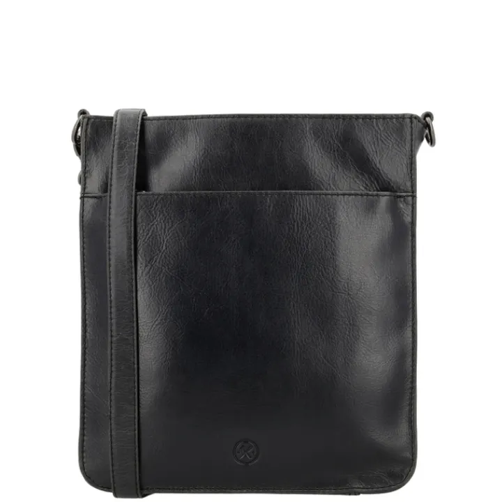 Schoudertassen|Crossbody>Hide & Stitches Next Navajo Shoulderbag black