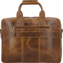 15.6 Inch Laptoptassen|Laptop Schoudertassen>Hide & Stitches Next Navajo Laptopbag brown