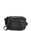Schoudertassen|Crossbody>Hide & Stitches Paint Rock Shoulderbag Small black