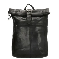 Kleine Rugzakken|Schoolrugzak>Hide & Stitches Paint Rock Rolltop Backpack 13.3" black