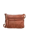Schoudertassen|Crossbody>Hide & Stitches Paint Rock Shoulderbag cognac