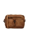 Schoudertassen|Crossbody>Hide & Stitches Paint Rock Shoulderbag cognac