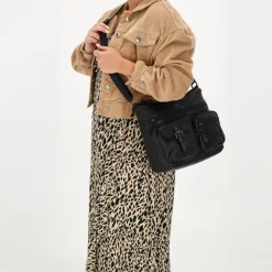 Schoudertassen|Crossbody>Hide & Stitches Paint Rock Shoulderbag sand