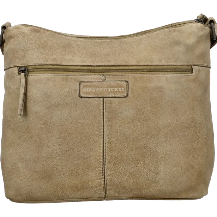 Schoudertassen|Crossbody>Hide & Stitches Paint Rock Shoulderbag sand