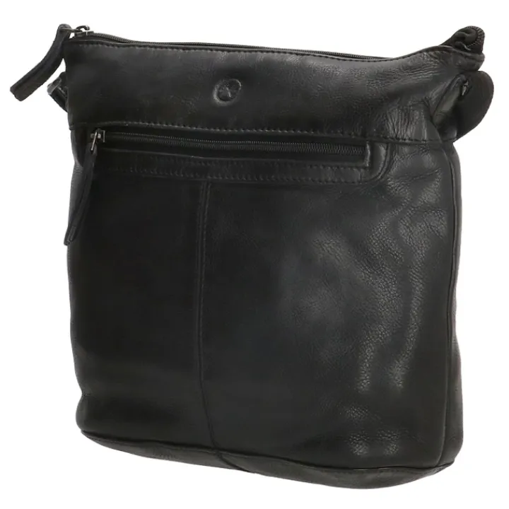 Schoudertassen|Crossbody>Hide & Stitches Paint Rock Shoulderbag black