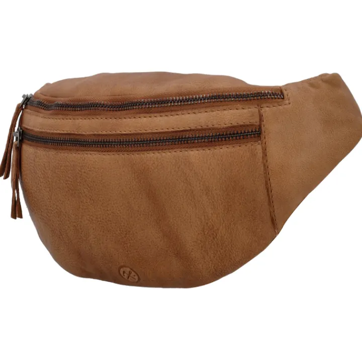 Heuptassen>Hide & Stitches Paint Rock Hipbag cognac