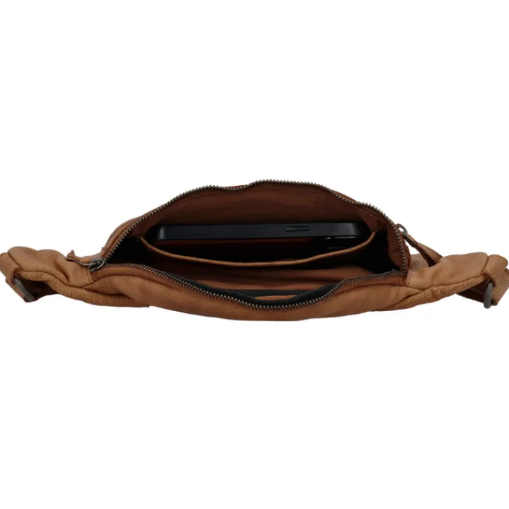 Heuptassen>Hide & Stitches Paint Rock Hipbag cognac
