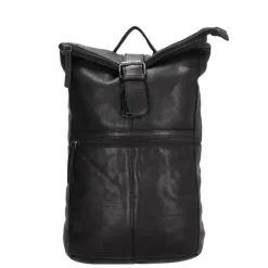 Mini Rugzakken|Kleine Rugzakken>Hide & Stitches Paint Rock Rolltop Backpack black