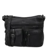 Schoudertassen|Crossbody>Hide & Stitches Paint Rock Shoulderbag black