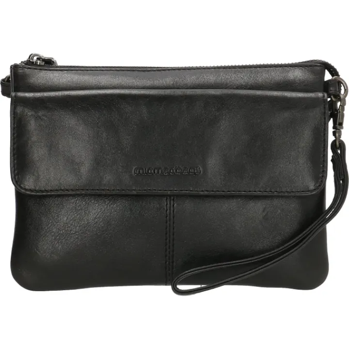 Crossbody|Schoudertassen>Hide & Stitches Porto Crossbody Tas zwart