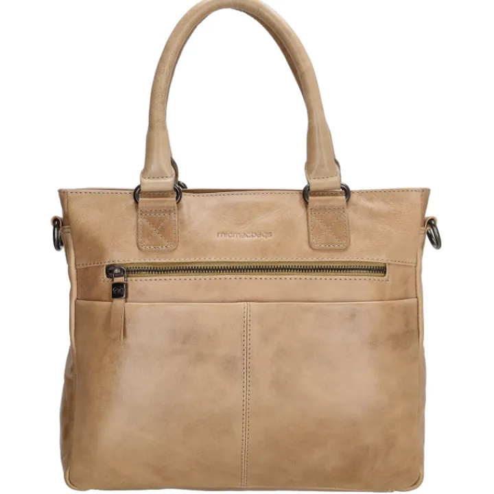 Schoudertassen|Handtassen>Hide & Stitches Porto Handtas II taupe