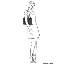 Schoudertassen|Handtassen>Hide & Stitches Porto Handtas zwart