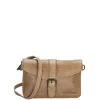 Schoudertassen|Crossbody>Hide & Stitches Porto Heuptas taupe