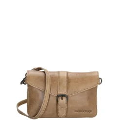 Schoudertassen|Crossbody>Hide & Stitches Porto Heuptas taupe