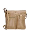 Schoudertassen|Damestassen>Hide & Stitches Porto Schoudertas taupe