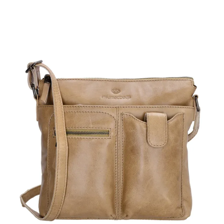 Schoudertassen|Damestassen>Hide & Stitches Porto Schoudertas taupe