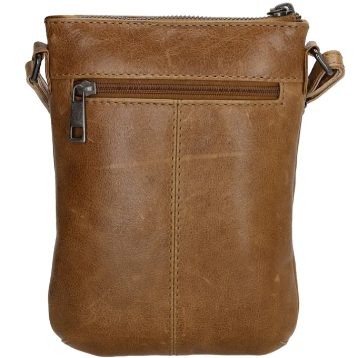 Schoudertassen|Crossbody>Hide & Stitches Porto Schoudertas IIII bruin