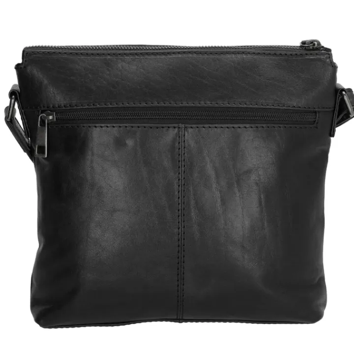 Schoudertassen|Damestassen>Hide & Stitches Porto Schoudertas zwart