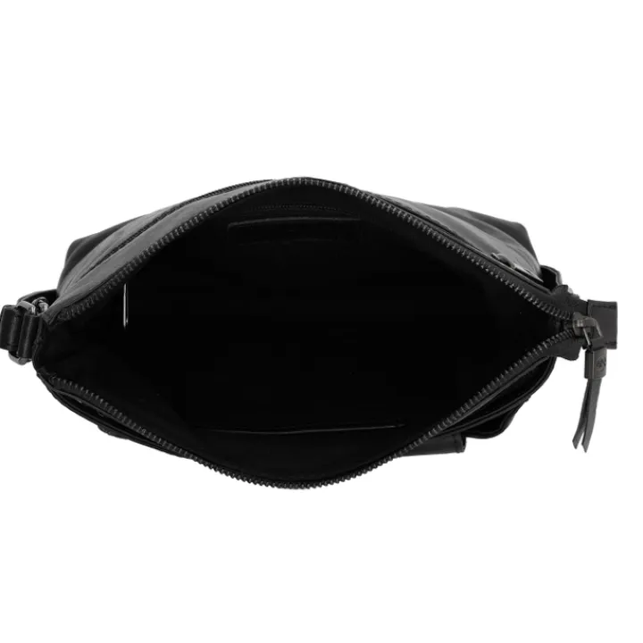 Schoudertassen|Damestassen>Hide & Stitches Porto Schoudertas zwart