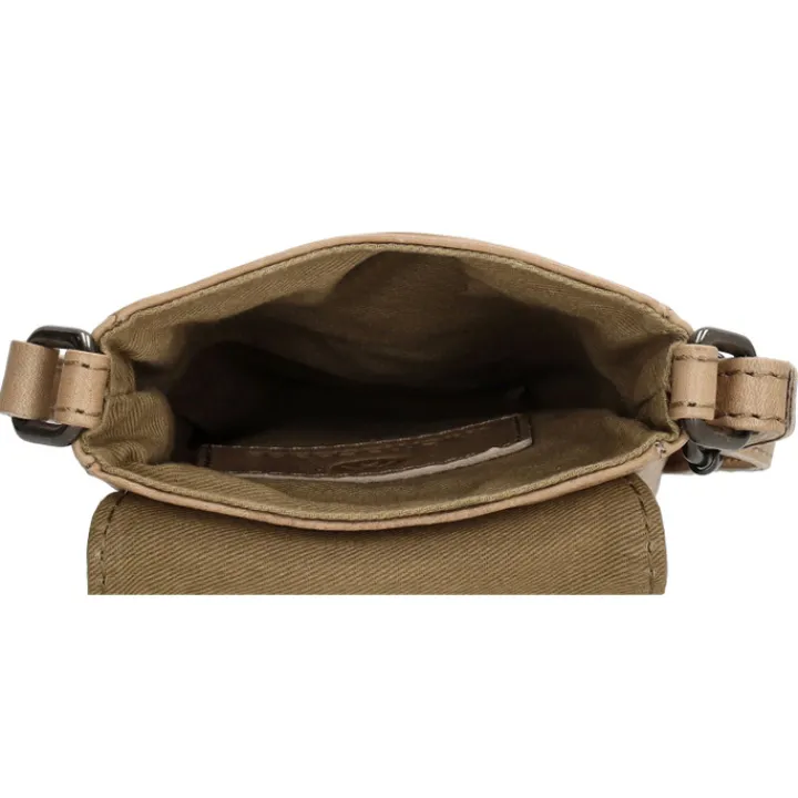 Telefoontasjes|Damestassen>Hide & Stitches Porto Telefoontasje taupe