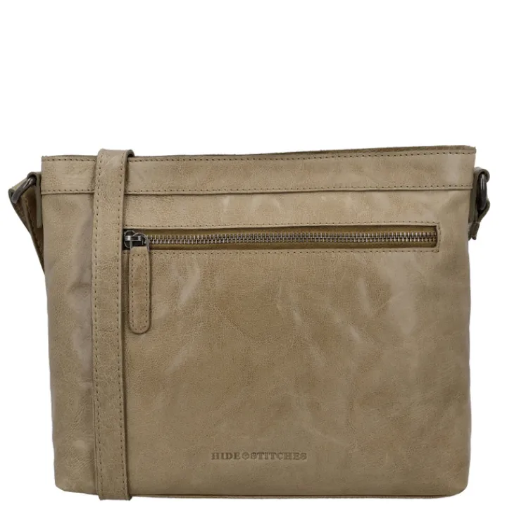 Schoudertassen|Crossbody>Hide & Stitches Westland Shoulderbag taupe