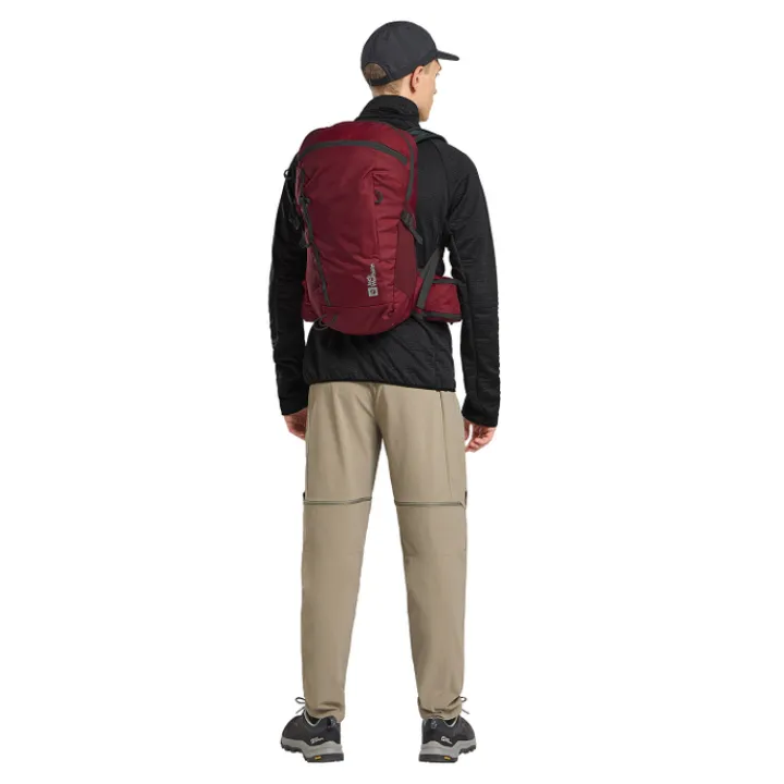 Kleine Rugzakken|Wandelrugzakken>Jack Wolfskin Cyrox Shape 20 deep ruby