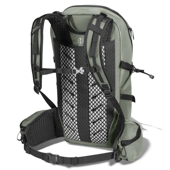 Wandelrugzakken|Dames Rugzakken>Jack Wolfskin Cyrox Shape 25 S-L mint leaf