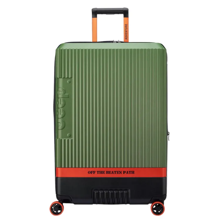 Reistrolleys|Reiskoffers>Jeep Trolley Deluxe Large 76 Expandable green