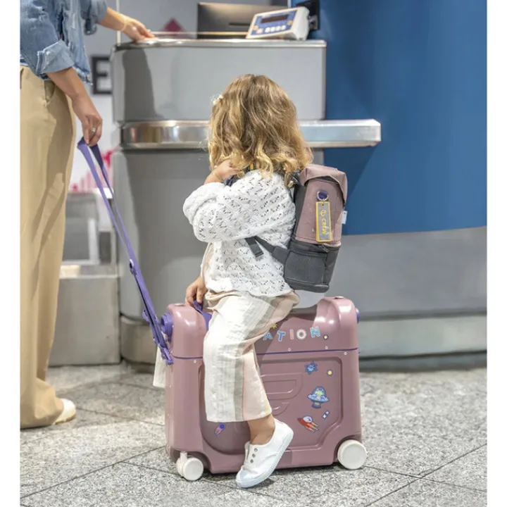 Kindertrolleys|Kinderkoffers>Jetkids by Stokke BedBox Kindertrolley hazy lilac