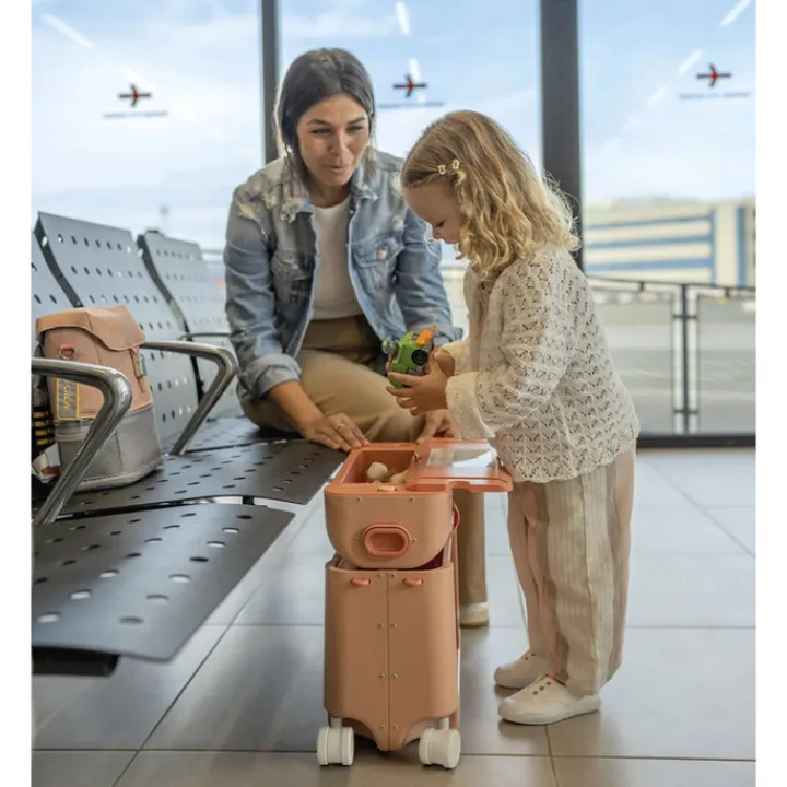 Kindertrolleys|Kinderkoffers>Jetkids by Stokke BedBox Kindertrolley coral pink