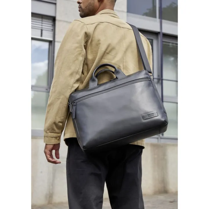 Herentassen|14 Inch Laptoptassen>Jost Aarhus Businessbag M black