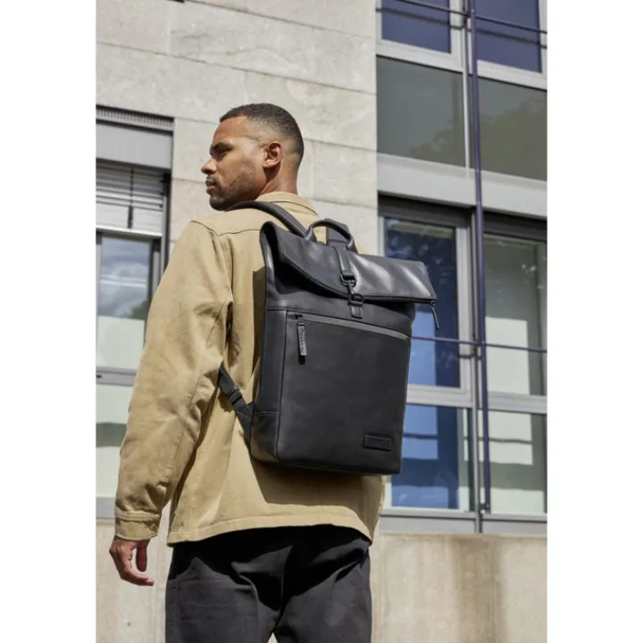 Kleine Rugzakken|15 Inch Laptoptassen>Jost Aarhus Messenger Backpack black
