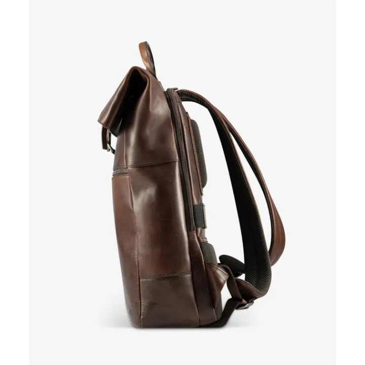 Kleine Rugzakken|15 Inch Laptoptassen>Jost Lund Messenger Backpack brown