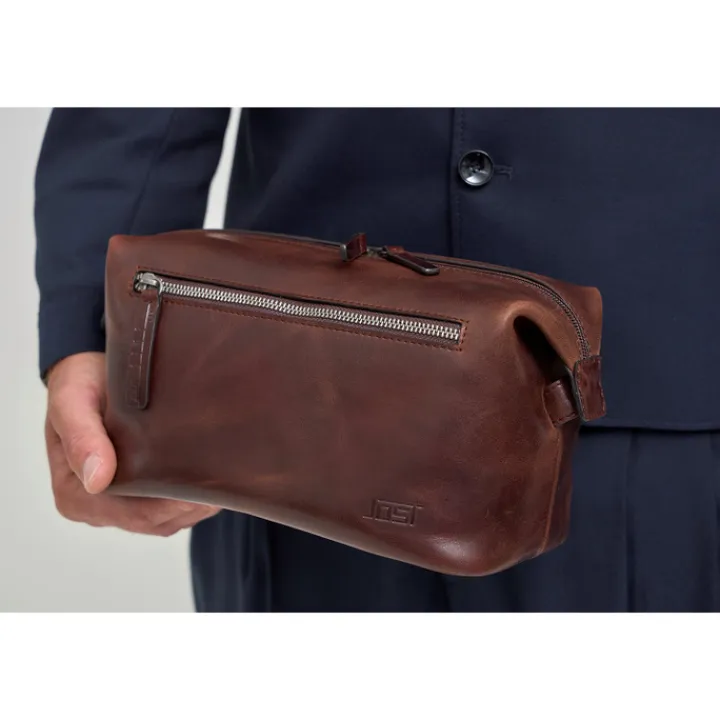 Toilettassen>Jost Lund Toiletbag brown