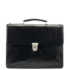 Aktetassen|15 Inch Laptoptassen>Jost Skagen Briefcase 2 Comp. black