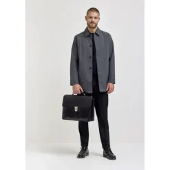 Aktetassen|15 Inch Laptoptassen>Jost Skagen Briefcase 2 Comp. black