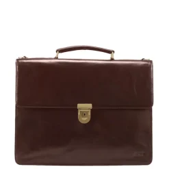 Aktetassen|15 Inch Laptoptassen>Jost Skagen Briefcase 2 Comp. brown