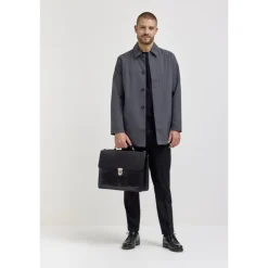 Aktetassen|15 Inch Laptoptassen>Jost Skagen Briefcase 2 Comp. brown
