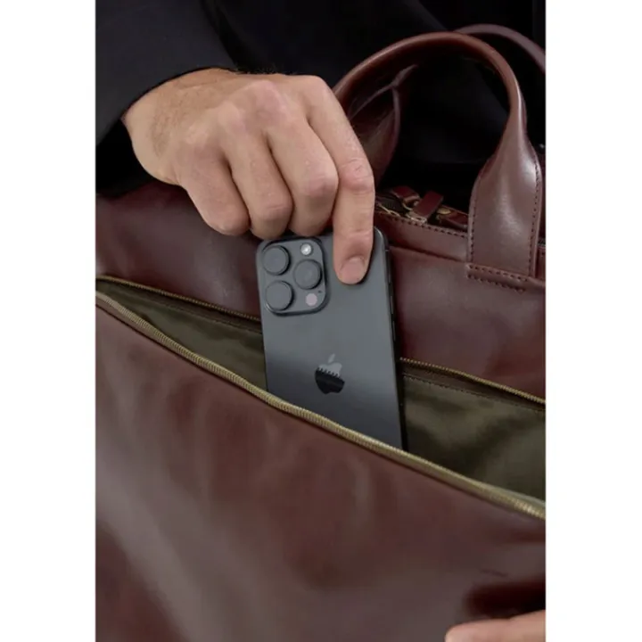Herentassen|15 Inch Laptoptassen>Jost Skagen Businessbag 2 Comp. brown