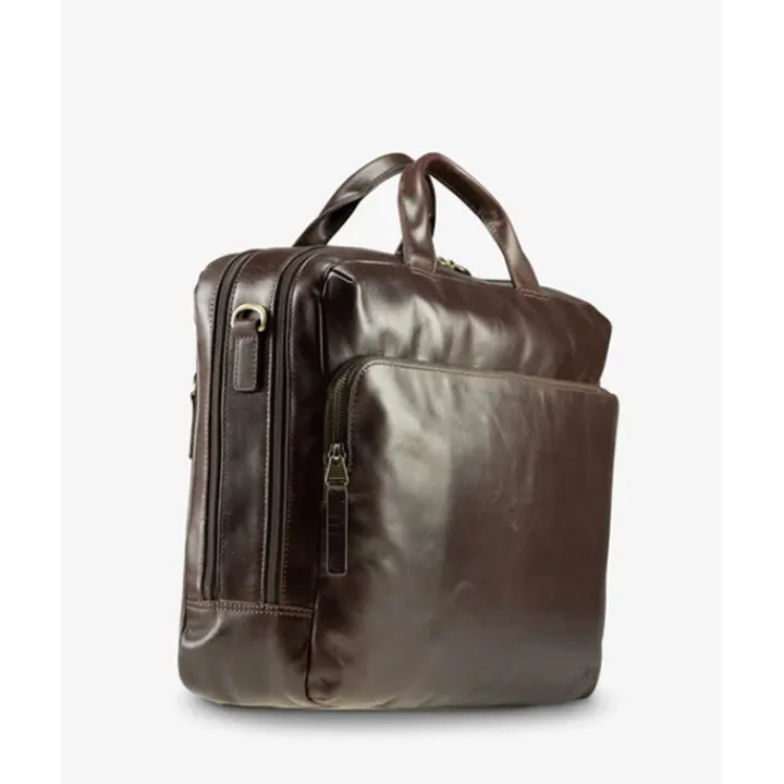 Herentassen|15 Inch Laptoptassen>Jost Skagen Businessbag 2 Comp. brown