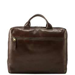 Herentassen|15 Inch Laptoptassen>Jost Skagen Businessbag 1 Comp. brown