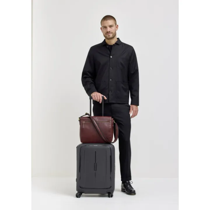 Herentassen|Laptop Schoudertassen>Jost Skagen Shoulderbag M brown
