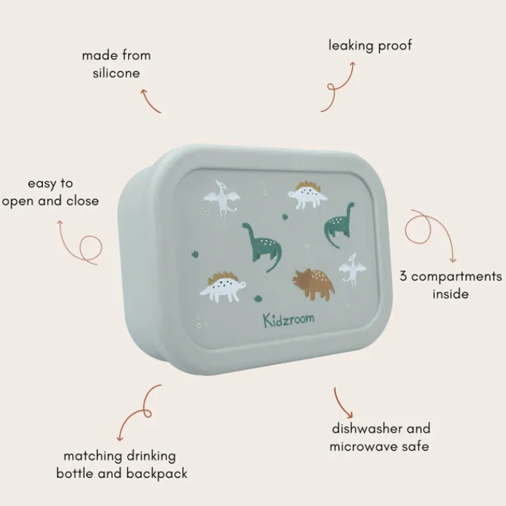 Lunchboxen>Kidzroom Lunchbox Lovely Lunch green